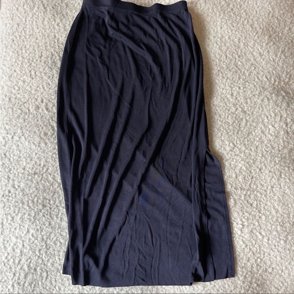 Missook medium black maxi skirt